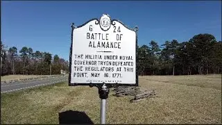 The Regulator Rebellion that led to the Battle of Alamance in 1771.