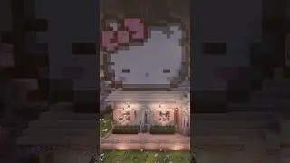Hello Kitty Cafe Tutorial Available Now #minecraft #minecrafttutorial #sanrio #hellokitty