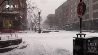 Winter Storm Moves Through Nebraska; Jan. 25th, 2021
