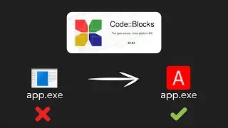 Как добавить иконку при компиляции в Code::Blocks? Язык программирования Си