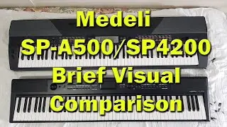Medeli SP-A500 & SP4200 Keyboard - Visual Comparison/Internal Inspection