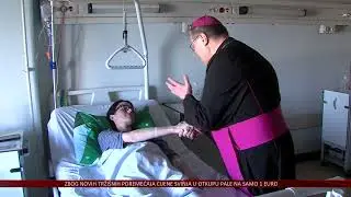 Svjetski dan bolesnika u KBC &ndash;u Osijek &ndash;hospitalizirane posjetio nadbiskup Hranić