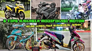 CARA MODIFIKASI MOTOR BAGI PEMULA  | ASUPAN MODIFIKASI