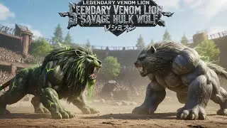 Lion King vs Black Wolf | Ultimate Beast Battle of Power, Strategy & Survival