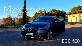 Mercedes EQE500 полный привод,электрокар,премиум-сегмент,обзор #review #electric #авто #mobygratis