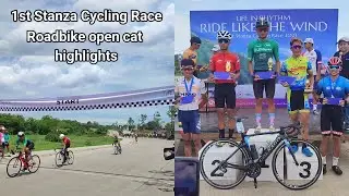 1st Stanza Cycling Race roadbike open cat highlights by Angelito Ramilo