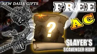 AQW NEW 2 DRACO RARE WEAPONS l SLAYER'S SCAVENGER HUNT l DAILY GIFTS