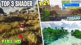 YEAY🤯!! TOP 3 SHADERS MCPE 1.21+ REALISTIC TERBAIK | support di MCPE 1.21 android Ram 2GB  ANTI LAG