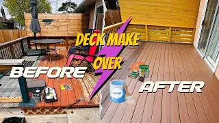 Reviving My Backyard Deck: A Quick & Easy Painting Transformation! 🎨🌳