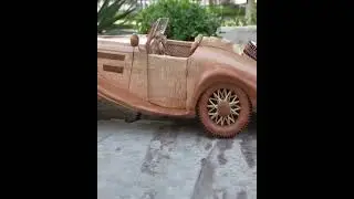Wooden Car Mercedes Benz 500K 1934 1936 #shorts 140