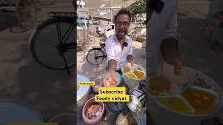 Шахи Панир тхали за 70 рупий 😱 Манодж Бхаи тхали || гурманские видют || #шорты