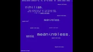 nihilism.