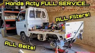 Honda Acty FULL SERVICE! Air + Oil + Fuel + Cabin Filter, Plugs, Leads, Timing Belt, Water pump...