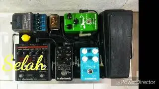 Dunlop Cry Baby, Joyo Dyna Compressor , Caline Puresky, TC Dark Matter , TC Nova Delay Demo
