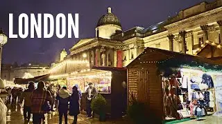 London Walking Tour 2022 | Exploring Trafalgar Square, Covent Garden and Street Performances |4K HDR