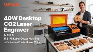 VEVOR 40W CO2 Laser Engraver | 12x8