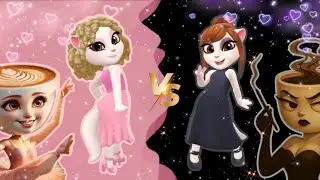 My talking Angela 2 | italian memes | Ballerina Cappuccino Vs Espressona signora
