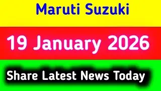 maruti suzuki share latest news today || maruti suzuki share latest news