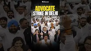 Advocate Strike in Delhi: Lawyers vs. LG Over a New Rule!🚨 #AdvocateStrike