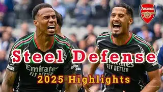 Arsenal Defensive Masterclass | Best Tackles & Blocks in Football 2025