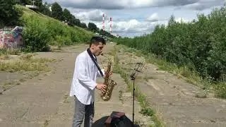 Кемерово. Набережная. Саксофон. Whitney Houston - 