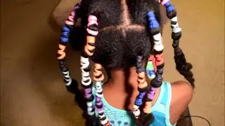 Stretching Natural Hair with No Heat - Banding Method - Children's Hair