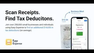 Easy Expense Tracker & Receipt Scanner App