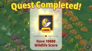 (Merge Gardens) How to hit the 10000 Wildlife Score by Magnificent Eggs! Merge Gardens