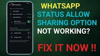WhatsApp Status Share Option Not Working &ndash; Easy Fix (2025 Update)