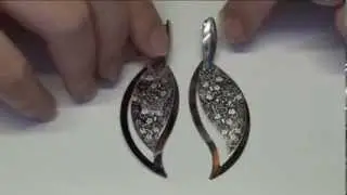 Pr&eacute;sentation boucles d'oreille #A0044