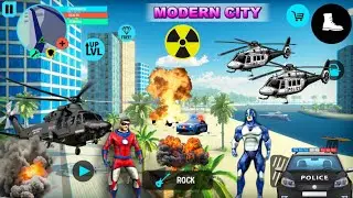 RIO Crime : Rope Hero Helicopter Chor / rope hero update