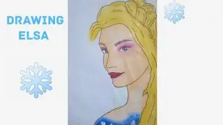 How to draw Elsa || New drawing || Ice queen || A&G creations