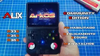A MELHOR VERSÃO para seu R36S! ArkOS Community by @AeolusUX