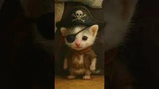 My pirate gang #cat #memes #funny #cute #funnycatvideos #larry #catmemes #pirates