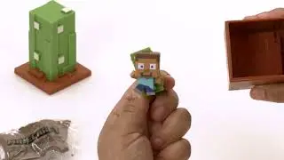 Minecraft Steve Mini Mode Bloom Blocks Figure