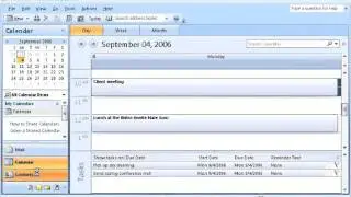 microsoft outlook 2007 basic tutorial training video in english