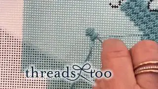 Learn The Diagonal Scotch Needlepoint Stitch with Threads Too