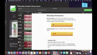 StockSpy Realtime Stocks Quote App [MAC] Basic Overview - Mac App Store