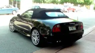 Maserati Gransport Spyder accelerate.