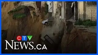 Large landslide in Sicily forces more than 1,500 people to evacuate homes