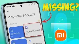 Как исправить отсутствие разблокировки по отпечатку пальца на устройстве Xiaomi | Отпечаток пальц...
