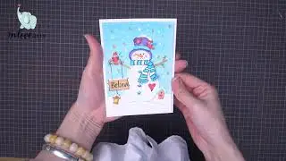 Video Tutorial | Inlovearts | Cutting Dies | Snowman Says 
