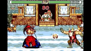 Mega Drive Demo #44 - Samurai Shodown 2 Duel by GameDevBoss (CPU mod v7.1 by Nemezes) [Mega SG]