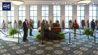 Mourners remember President Russell M. Nelson at his public viewing