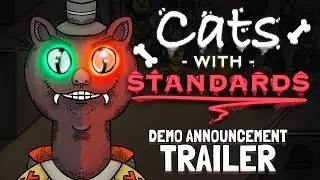 Horror Visual Novel - Cats With Standards Demo Announcement Trailer