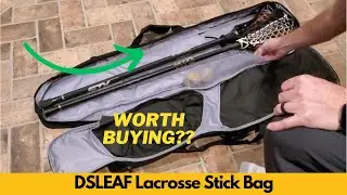 DSLEAF Lacrosse Stick Bag Holds Up to 2 Sticks, Padded Lacrosse Equipment Bag - Worth Buying?