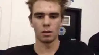 Post-game interview with Okanagan Rockets Captain Branden Wagner - Nov. 30, 2013