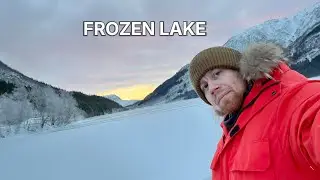FROZEN LAKE IN NORWAY | Замерзле озеро в Норвегії.