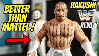 ОБЗОР фигурки WWE Legend Hakushi &mdash; лучше, чем Mattel!