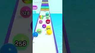 Ball Run 2048 Infinity: set a new record! Lvl 31